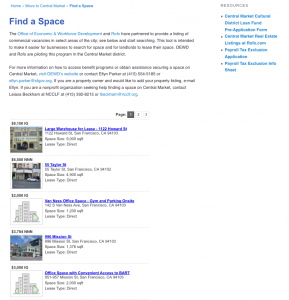 Central Market Office Space Listings