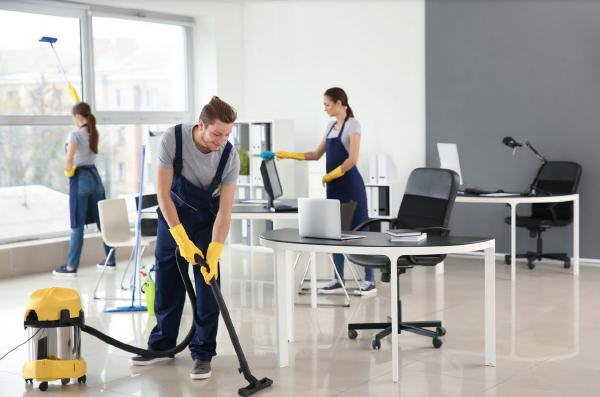 deep clean office space