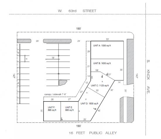 1,200 Square Foot Retail Space For Lease @ 4635 W 63rd St - 4635-C ...